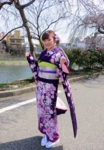 成人式　着付け　振り袖